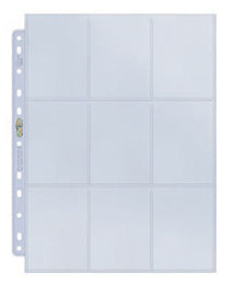 Ultra Pro 9 Pocket Page - Standard Size - Box of 100