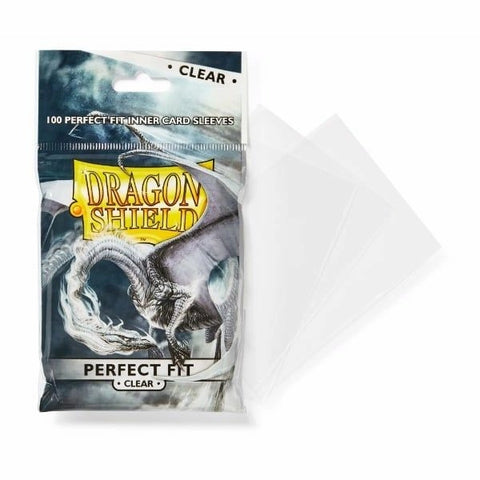 Dragon Shield - Perfect Fit Inner Card Sleeves - Clear (100 Pack)