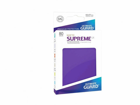 Ultimate Guard Supreme UX Sleeves - Matte - Japanese Size - Purple (60 Pack)