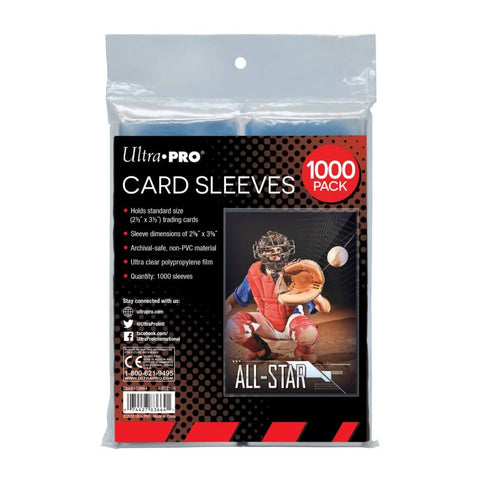 Ultra Pro - Standard Sleeves 2.5" x 3.5" - 1000 Pack